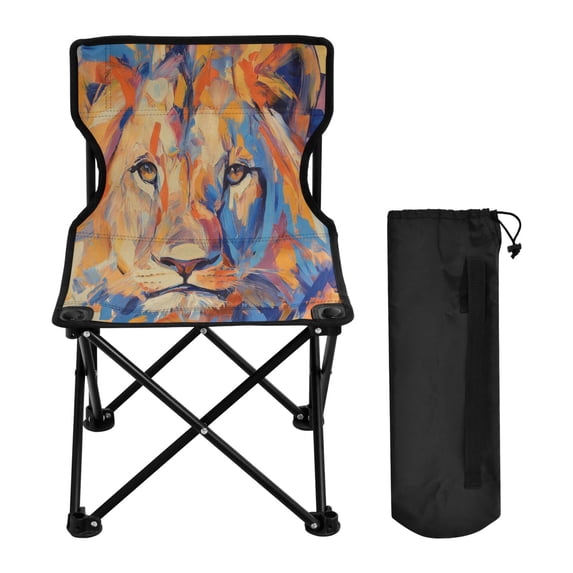 BZSMCE Camping Chairs Modern Regal Reflection Pattern Folding chair
