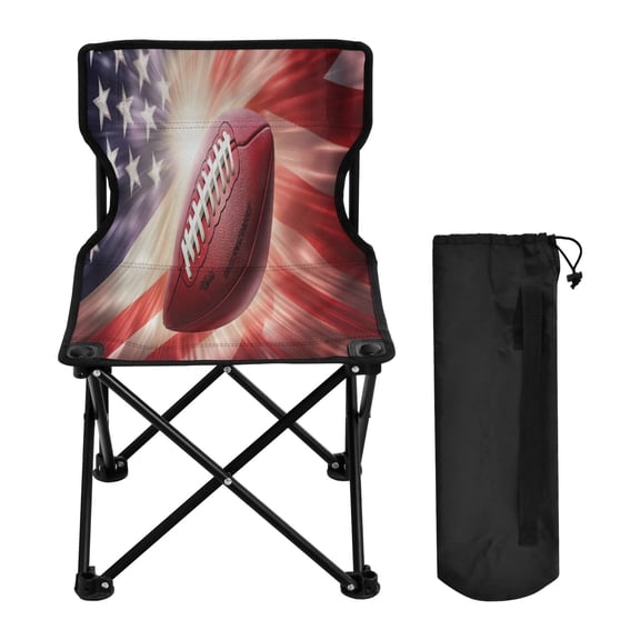 BZSMCE Camping Chairs Modern Touchdown Triumph Pattern Folding chair