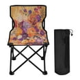 thumbnail image 1 of BZSMCE Camping Chairs Modern Vibrant Floral Symphony Pattern Folding chair, 1 of 8