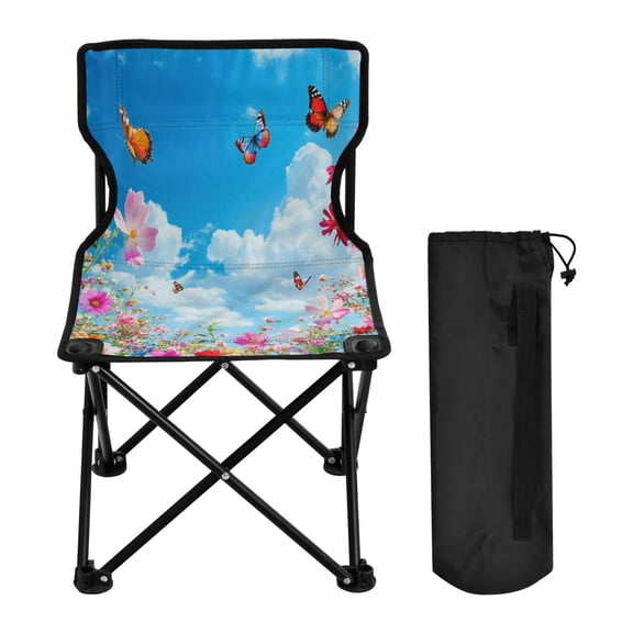 BZSMCE Camping Chairs Modern Whispers Of Spring Pattern Folding chair