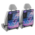 thumbnail image 1 of BZSMCE Car Organizer Kick Mats Back Seat Protector Creatively Purple Bear in Bottle Pattern Printed, 1 of 7