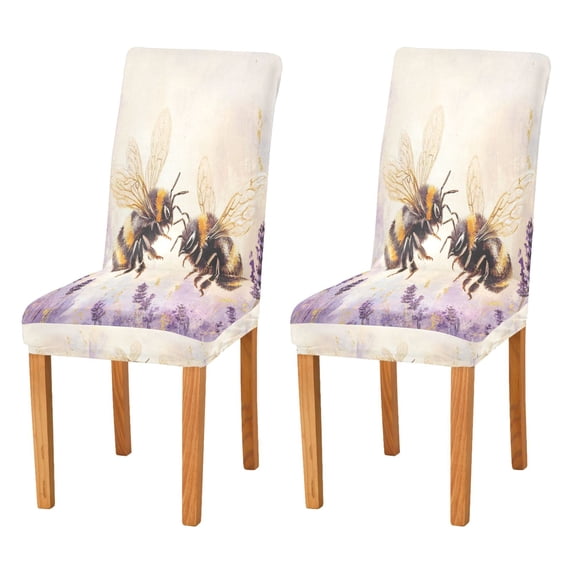 BZSMCE Chairs Slipcovers Dining Chair Covers Buzzing Harmony Creative Pattern