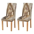 thumbnail image 1 of BZSMCE Chairs Slipcovers Dining Chair Covers Cappuccino Painting Creative Pattern, 1 of 7