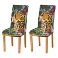 thumbnail image 1 of BZSMCE Chairs Slipcovers Dining Chair Covers Christmas Leopard Print Creative Pattern, 1 of 7