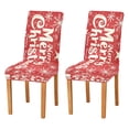 thumbnail image 1 of BZSMCE Chairs Slipcovers Dining Chair Covers Classical White Christmas Snowflake Patterned Creative Pattern, 1 of 7