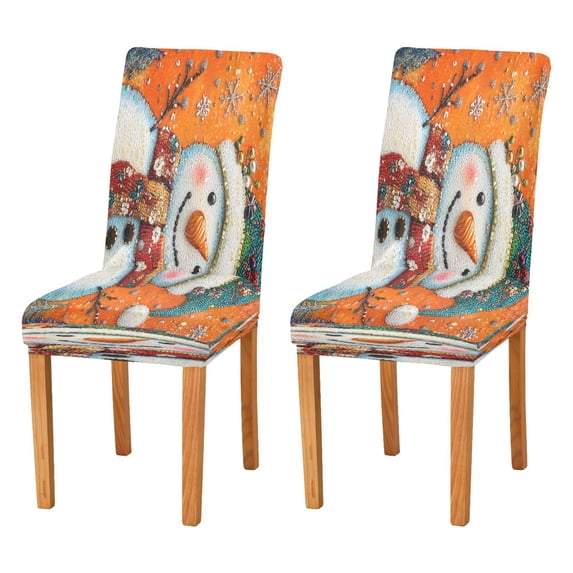 BZSMCE Chairs Slipcovers Dining Chair Covers Cute Cartoon Printing Creative Pattern