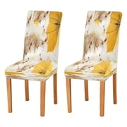BZSMCE Chairs Slipcovers Dining Chair Covers Cute Sheeps Holding Yellow Creative Pattern