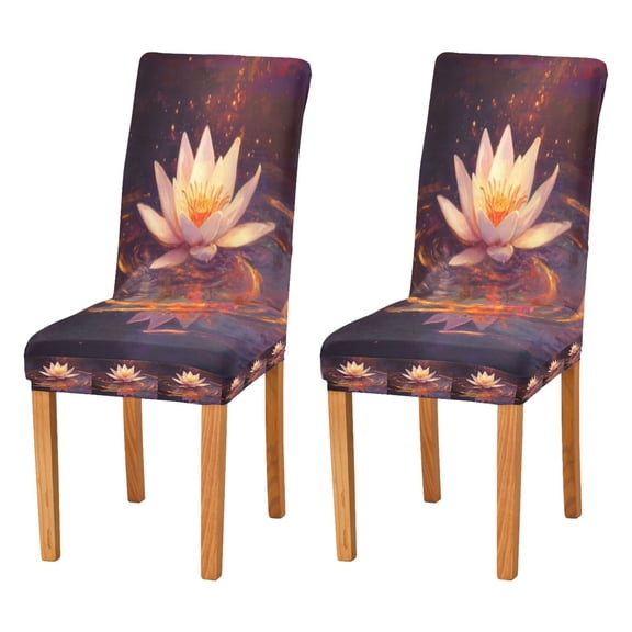 BZSMCE Chairs Slipcovers Dining Chair Covers Ethereal Bloom Creative Pattern
