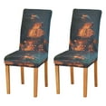 thumbnail image 1 of BZSMCE Chairs Slipcovers Dining Chair Covers Great Castle Printing Creative Pattern, 1 of 7