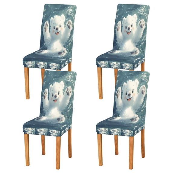 BZSMCE Chairs Slipcovers Dining Chair Covers Joyful Splash Creative Pattern