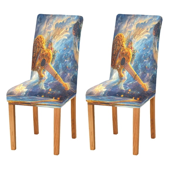 BZSMCE Chairs Slipcovers Dining Chair Covers Pineapple Fly on The Sky Creative Pattern
