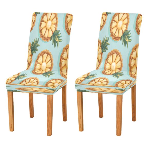 BZSMCE Chairs Slipcovers Dining Chair Covers Pineapple Pattern Creative Pattern