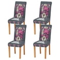 thumbnail image 1 of BZSMCE Chairs Slipcovers Dining Chair Covers Sleepy Eye Bear Creative Pattern, 1 of 7