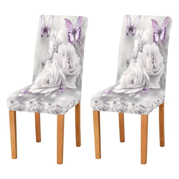 BZSMCE Chairs Slipcovers Dining Chair Covers Spring Twilight Creative Pattern