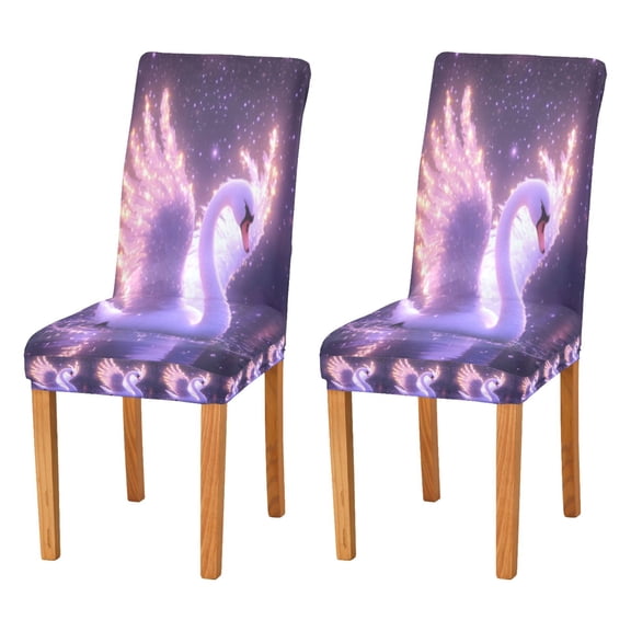 BZSMCE Chairs Slipcovers Dining Chair Covers Twilight Radiance Creative Pattern