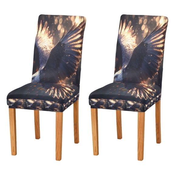 BZSMCE Chairs Slipcovers Dining Chair Covers Twilight Wings Creative Pattern