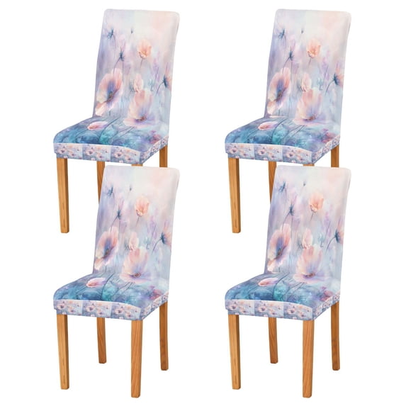 BZSMCE Chairs Slipcovers Dining Chair Covers Whispering Blossoms Creative Pattern