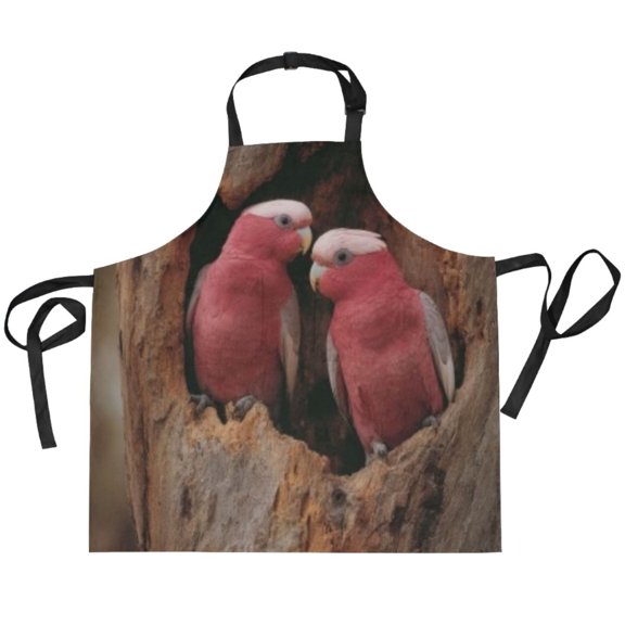 BZSMCE Chef Kitchen Apron 2 Pockets In Tree Hollow Nook Printed