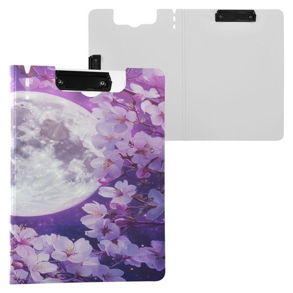 BZSMCE Clipboard Folder A4 Foldable Clipboards With Blossom Dreams Printed