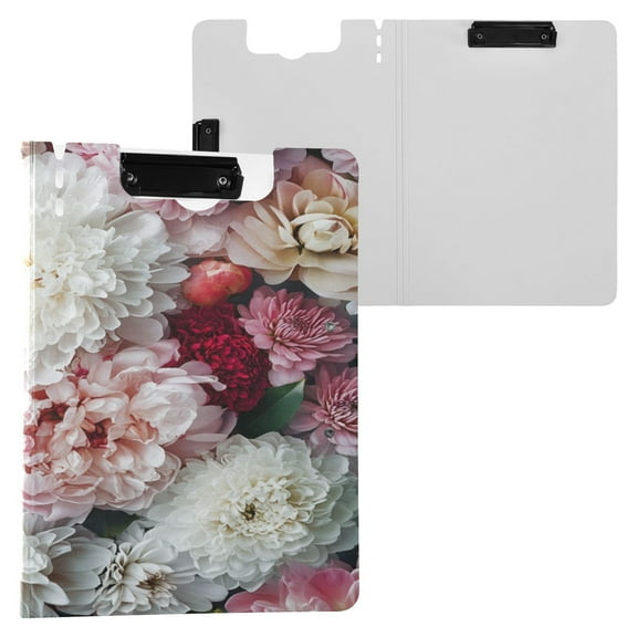BZSMCE Clipboard Folder A4 Foldable Clipboards With Blossoms in Soft Focus Printed