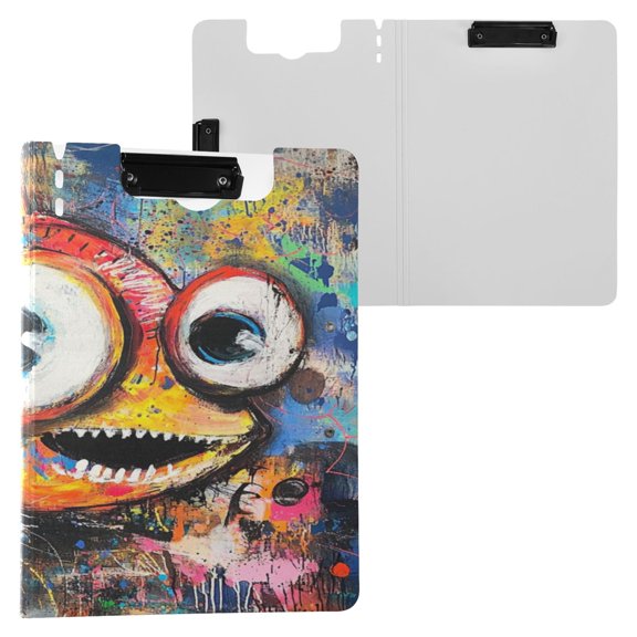 BZSMCE Clipboard Folder A4 Foldable Clipboards With Bubbly Dreams Printed