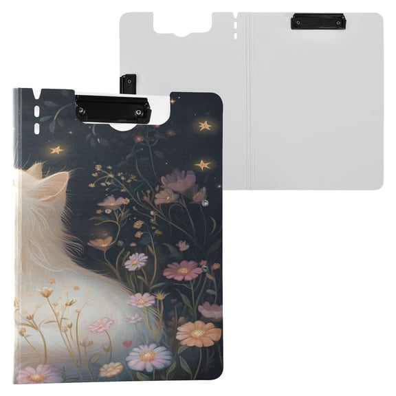 BZSMCE Clipboard Folder A4 Foldable Clipboards With Celestial Dreams Printed