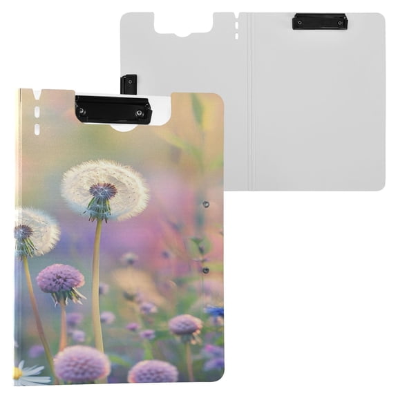 BZSMCE Clipboard Folder A4 Foldable Clipboards With Dandelion Delight Printed