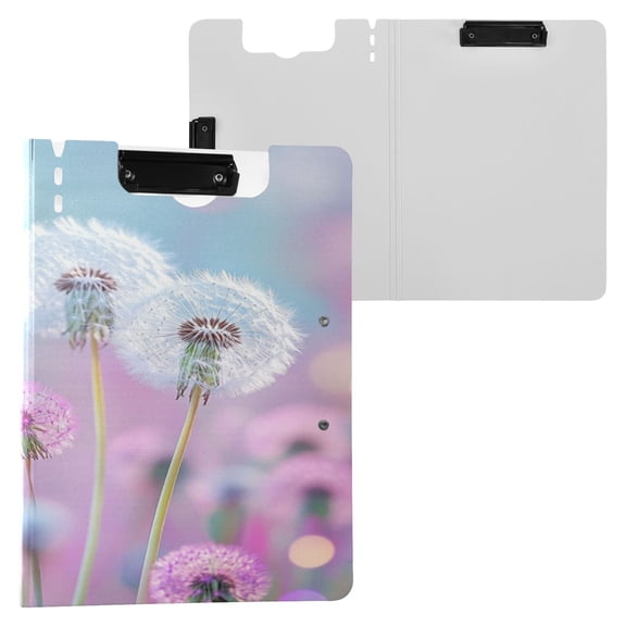 BZSMCE Clipboard Folder A4 Foldable Clipboards With Dandelion Dreams Printed