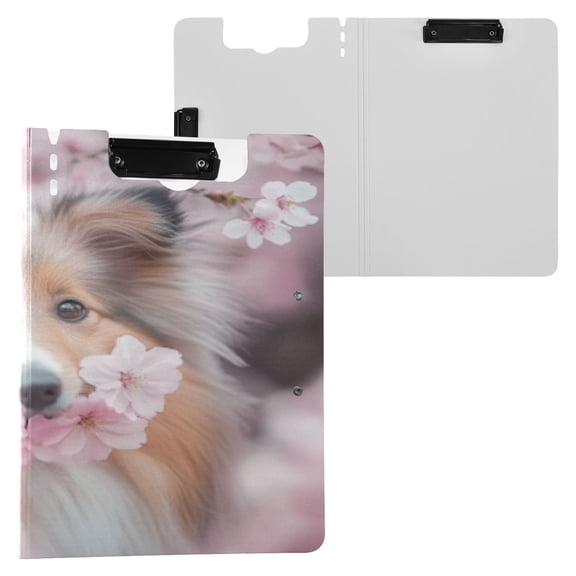 BZSMCE Clipboard Folder A4 Foldable Clipboards With Floral Whisper Printed