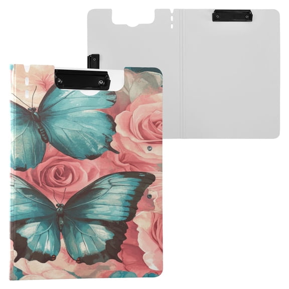 BZSMCE Clipboard Folder A4 Foldable Clipboards With Garden Whispers Printed