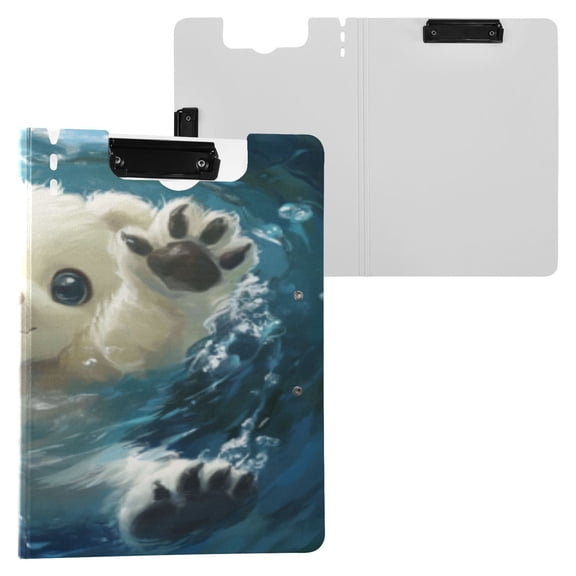 BZSMCE Clipboard Folder A4 Foldable Clipboards With Splash Of Happiness Printed