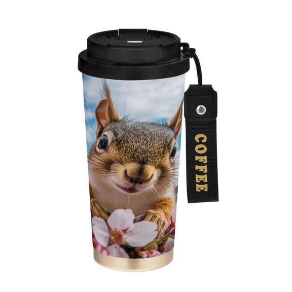 BZSMCE Coffe Bottles Stainless Steel Water Bottle With Fasshion Blossom Buddy Printed