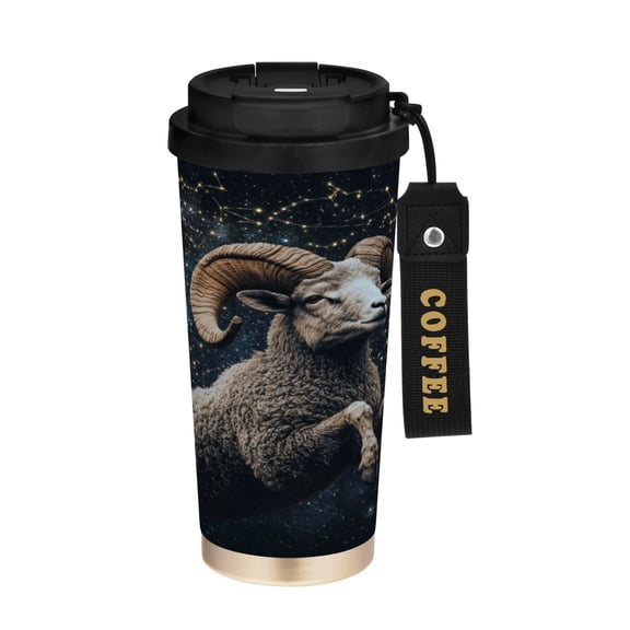 BZSMCE Coffe Bottles Stainless Steel Water Bottle With Fasshion Cosmic Guardian Printed