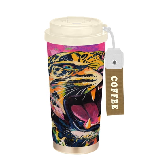 BZSMCE Coffe Bottles Stainless Steel Water Bottle With Fasshion Petals Of Joy Printed