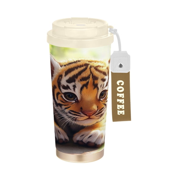 BZSMCE Coffe Bottles Stainless Steel Water Bottle With Fasshion Splashing Fun in The Sun Printed