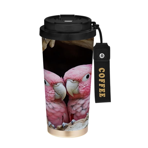 BZSMCE Coffe Bottles Stainless Steel Water Bottle With Fasshion Sweet Buddies Printed