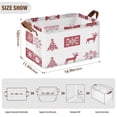 thumbnail image 1 of BZSMCE Collapsible Fabric Cube Storage Bins Christmas Pattern Design Pattern Storage Box, 1 of 8