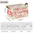 thumbnail image 1 of BZSMCE Collapsible Fabric Cube Storage Bins Elegant Christmas Bell and Bowknot Pattern Design Pattern Storage Box, 1 of 8