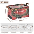 thumbnail image 1 of BZSMCE Collapsible Fabric Cube Storage Bins Elegant Christmas Painting Design Pattern Storage Box, 1 of 8