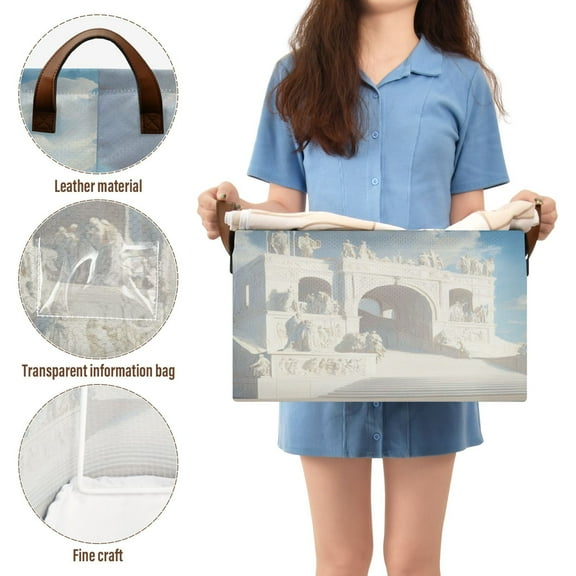 BZSMCE Collapsible Fabric Cube Storage Bins Fashion Marble Dseign Painting Design Pattern Storage Box