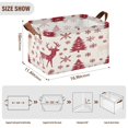 thumbnail image 1 of BZSMCE Collapsible Fabric Cube Storage Bins Joyful Christmas Pattern Design Pattern Storage Box, 1 of 8