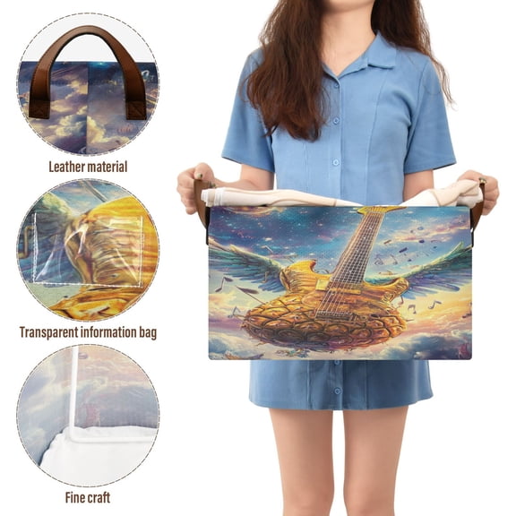 BZSMCE Collapsible Fabric Cube Storage Bins Pineapple Design Pattern Storage Box