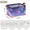thumbnail image 1 of BZSMCE Collapsible Fabric Cube Storage Bins Purple Bear in Bottle Design Pattern Storage Box, 1 of 8