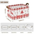 thumbnail image 1 of BZSMCE Collapsible Fabric Cube Storage Bins The Elegan Christmas Printing Design Pattern Storage Box, 1 of 8