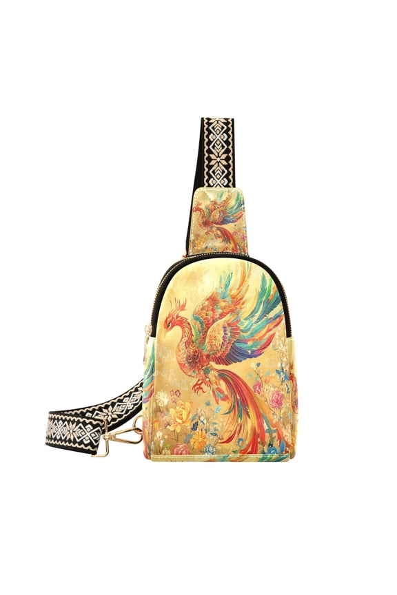 Crossbody Fashion Celestial Phoenix Printed Waist Packs