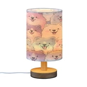 BZSMCE Decor Bedside Table Lamp Dreamy Pups Printed