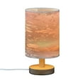 thumbnail image 1 of BZSMCE Decor Bedside Table Lamp Luxurious Gold Floral Pattern Printed, 1 of 7