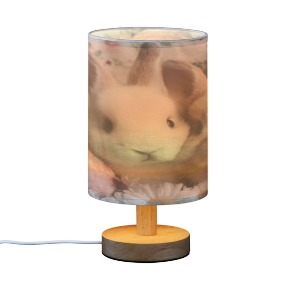 BZSMCE Decor Bedside Table Lamp Peachy Pals Printed