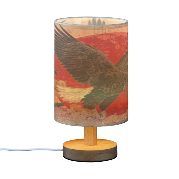 BZSMCE Decor Bedside Table Lamp Soaring Shadows Printed