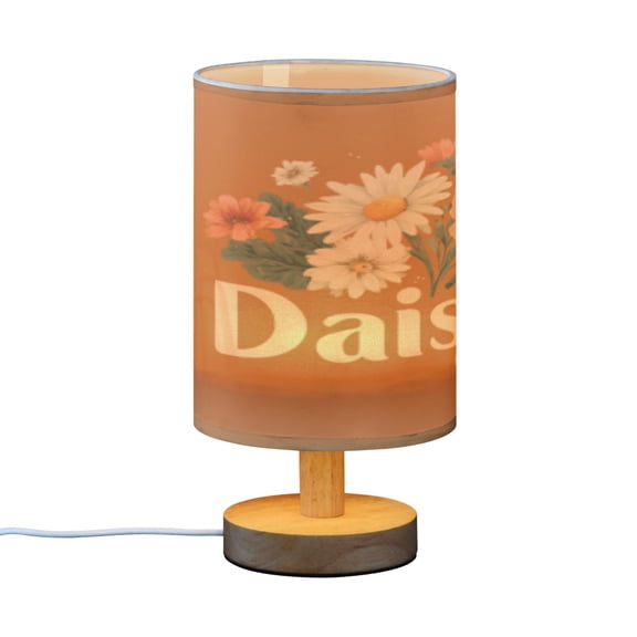 BZSMCE Decor Bedside Table Lamp Spring Revival Printed